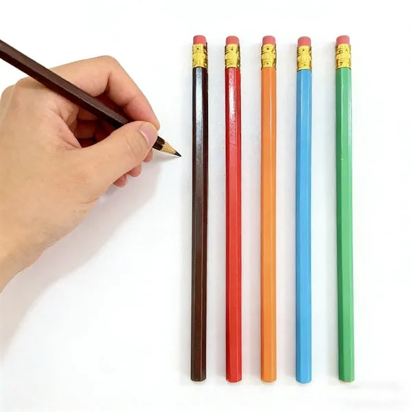 Hexagonal Writing Pencil with Logo