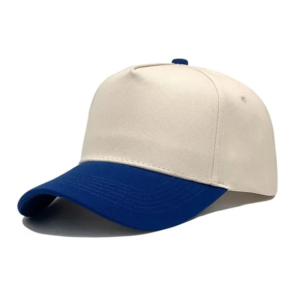 Unisex 5 Panel Mid Trucker Baseball Cap W/Hard Top