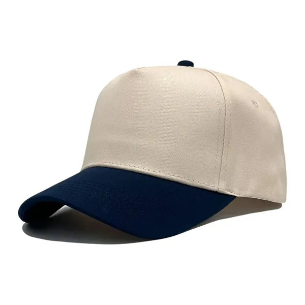 Unisex 5 Panel Mid Trucker Baseball Cap W/Hard Top