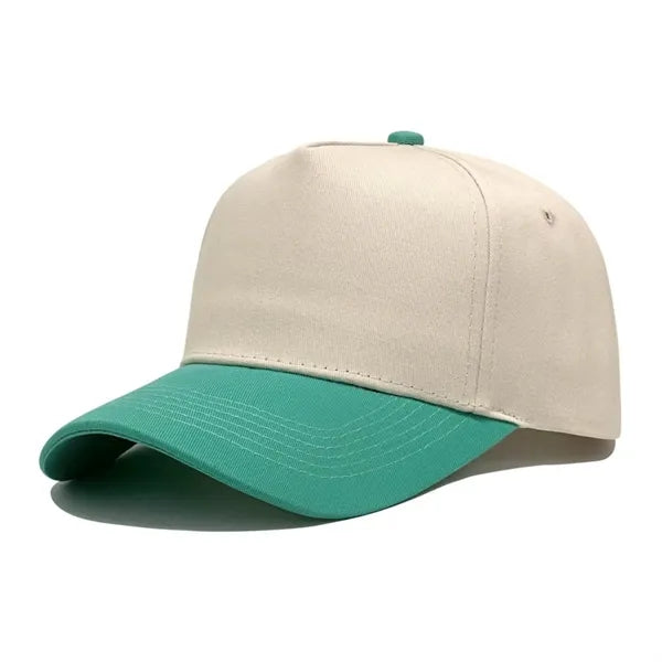 Unisex 5 Panel Mid Trucker Baseball Cap W/Hard Top