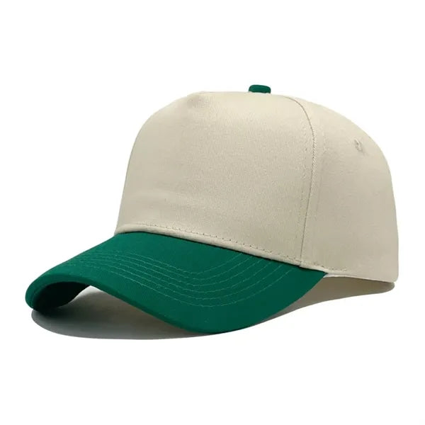 Unisex 5 Panel Mid Trucker Baseball Cap W/Hard Top