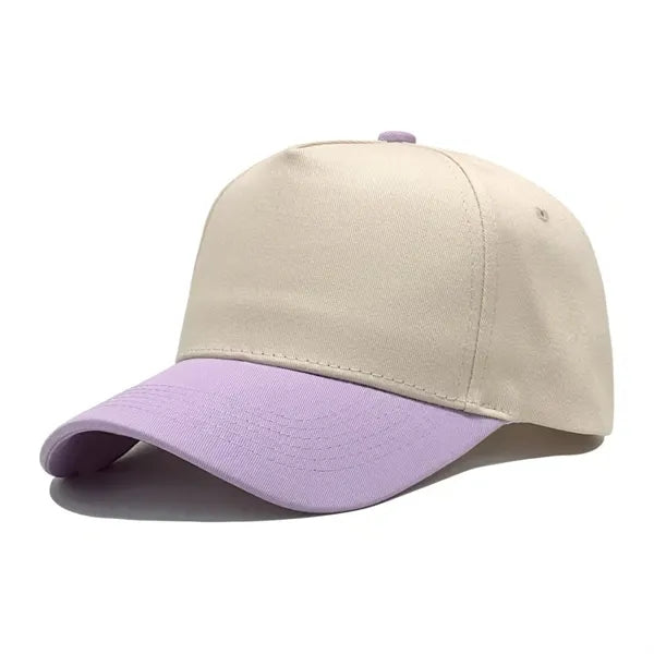 Unisex 5 Panel Mid Trucker Baseball Cap W/Hard Top