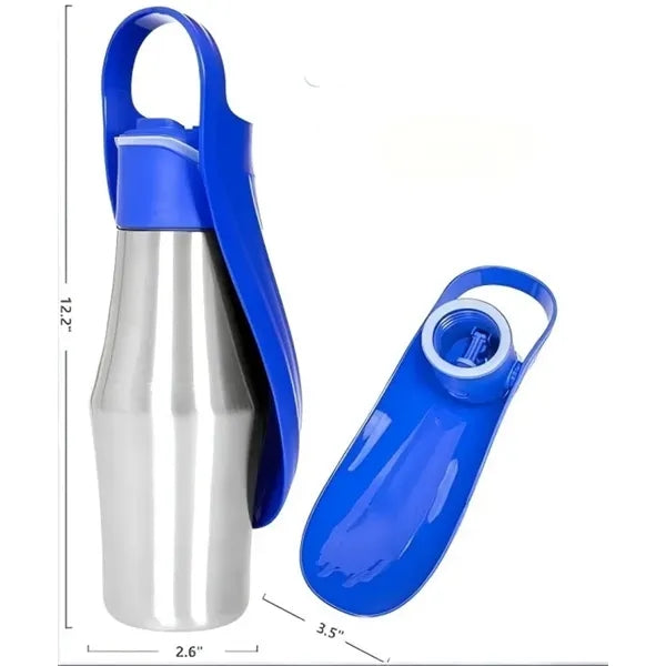 27oz Portable Stainless Steel Dog Water Bottle
