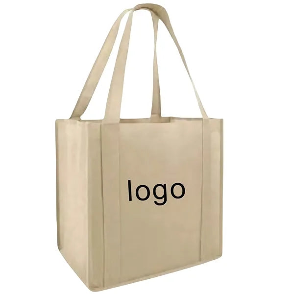 Non-Woven Grocery Bags with Silkscreen Print Eco Promo