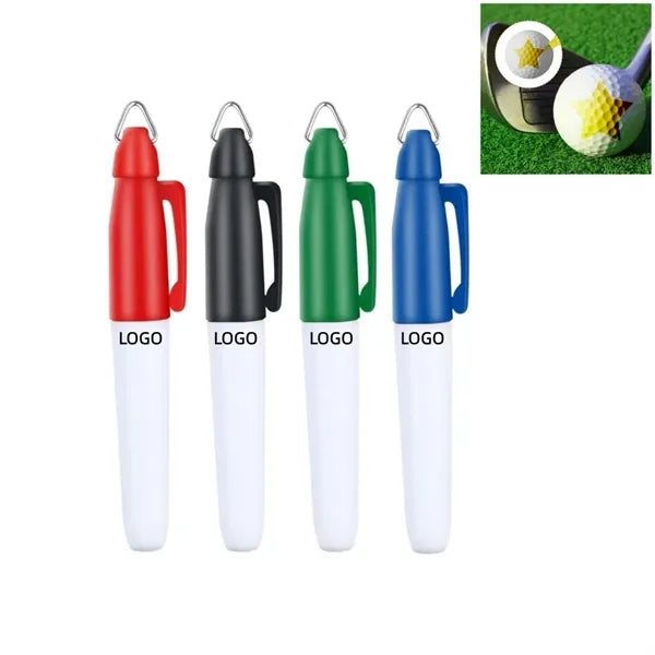 Golf Ball Stencil Marker with Clips