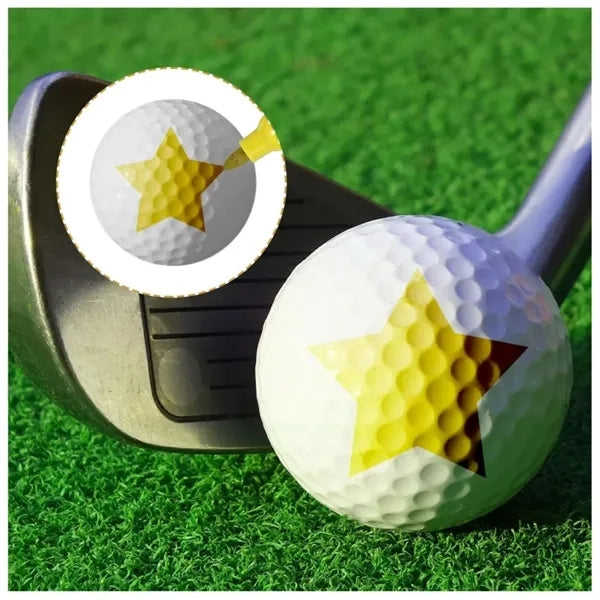 Golf Ball Stencil Marker with Clips