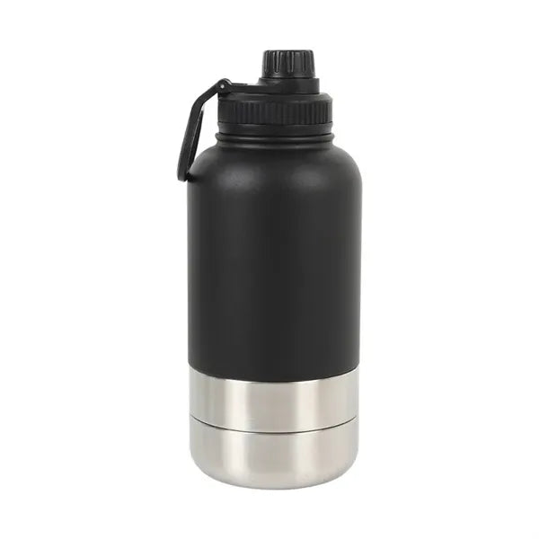 32Oz Travel Dog Water Bottle With Bowls