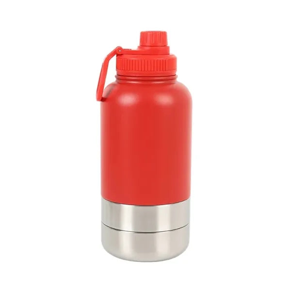 32Oz Travel Dog Water Bottle With Bowls
