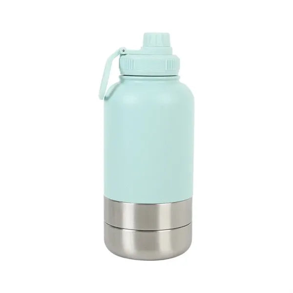 32Oz Travel Dog Water Bottle With Bowls