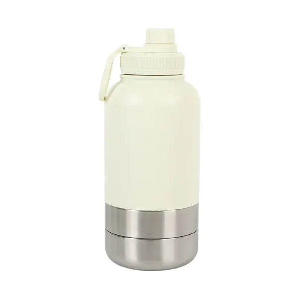 32Oz Travel Dog Water Bottle With Bowls