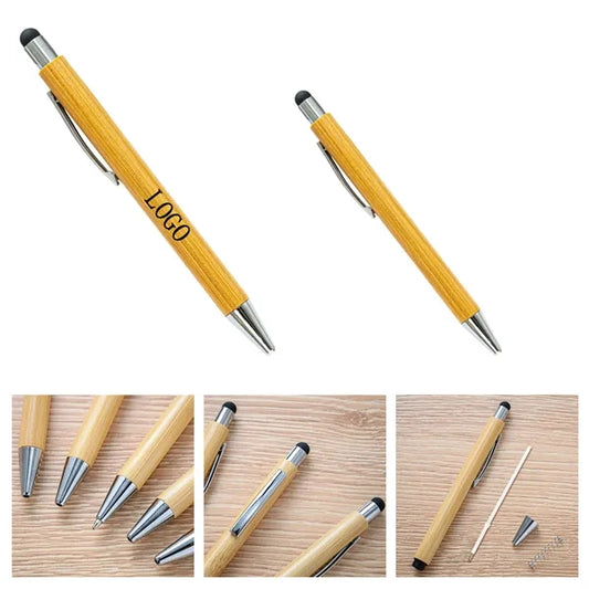 Eco Bamboo Touch Screen Ballpoint Pen