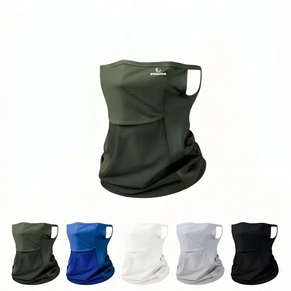 Durable Silk Fabric Cooling UV Protection Neck &Face Gaiter