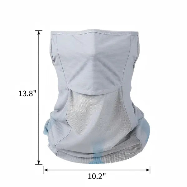 Durable Silk Fabric Cooling UV Protection Neck &Face Gaiter