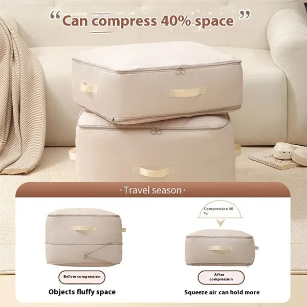 Multifunctional extensions foldable clothes storage bags