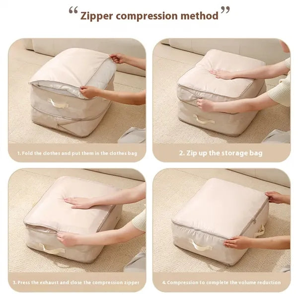 Multifunctional extensions foldable clothes storage bags