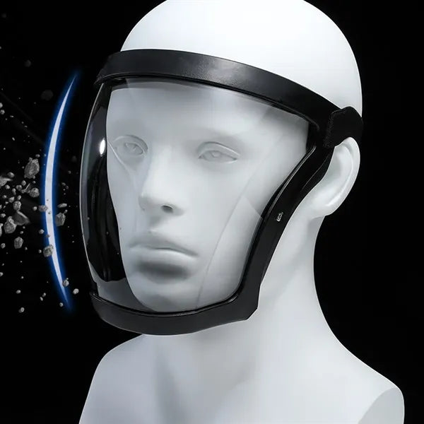 Clear outdoor safety anti fog mask protective face shield