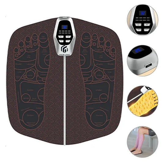 Portable rechargeable muscle relaxation foot massager