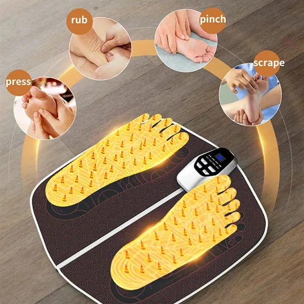 Portable rechargeable muscle relaxation foot massager