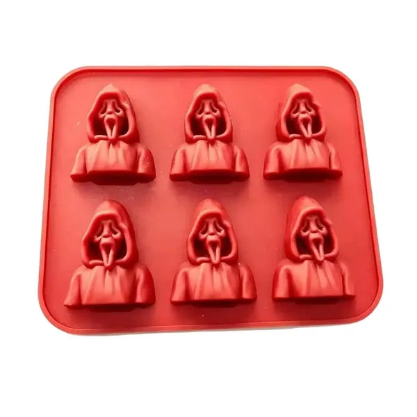 Low MOQ Custom Logo Funny Spooky Silicone Ice Cube Tray