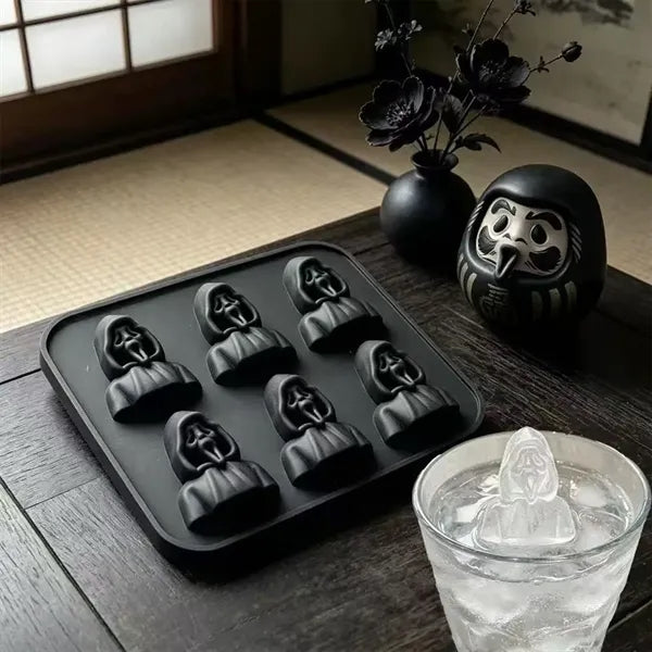 Low MOQ Custom Logo Funny Spooky Silicone Ice Cube Tray