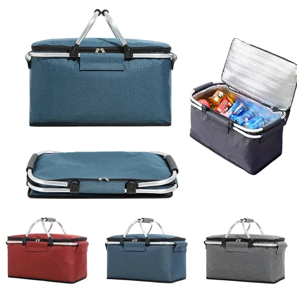 Foldable Insulated Picnic Basket