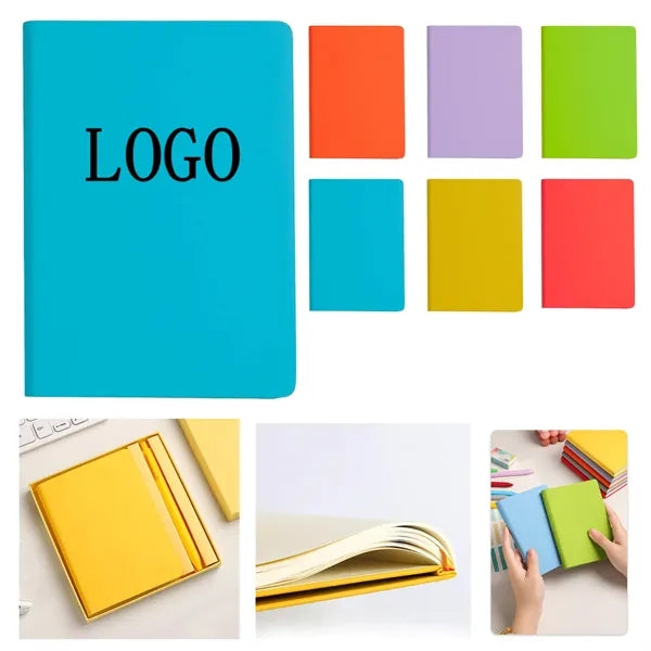 Soft Leather Flap Pocket Notebook