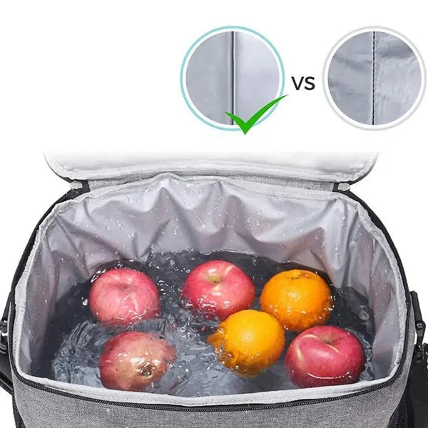Office picnic large collapsible cooler insulated lunch bag