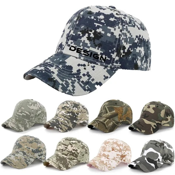 Breathable Sun Protection Training Camo Cap