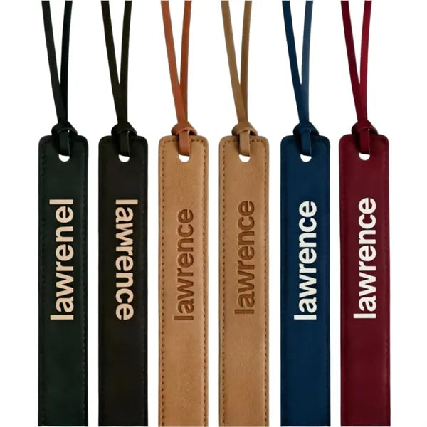 PU Leather Bookmark Clip Page Marker Custom Logo