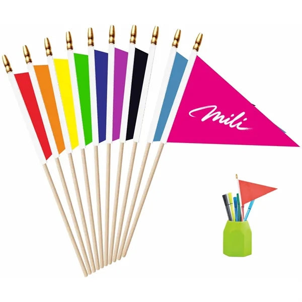 Triangular Hand Held Flag