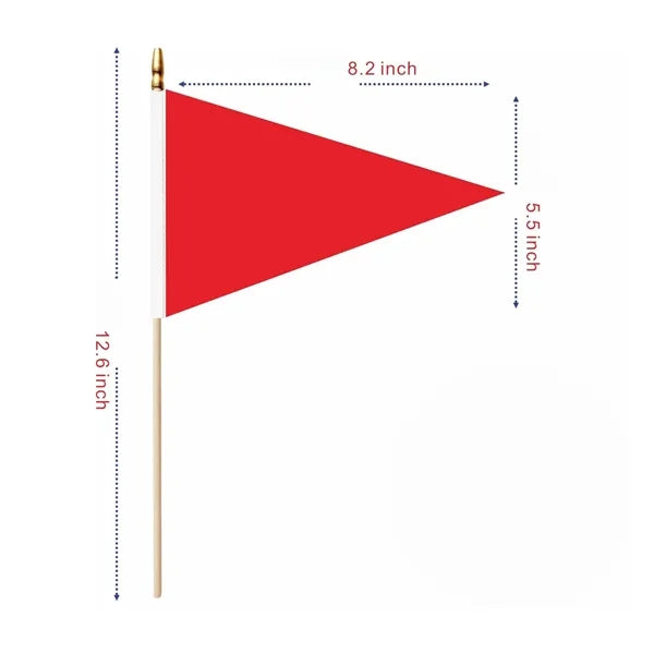 Triangular Hand Held Flag
