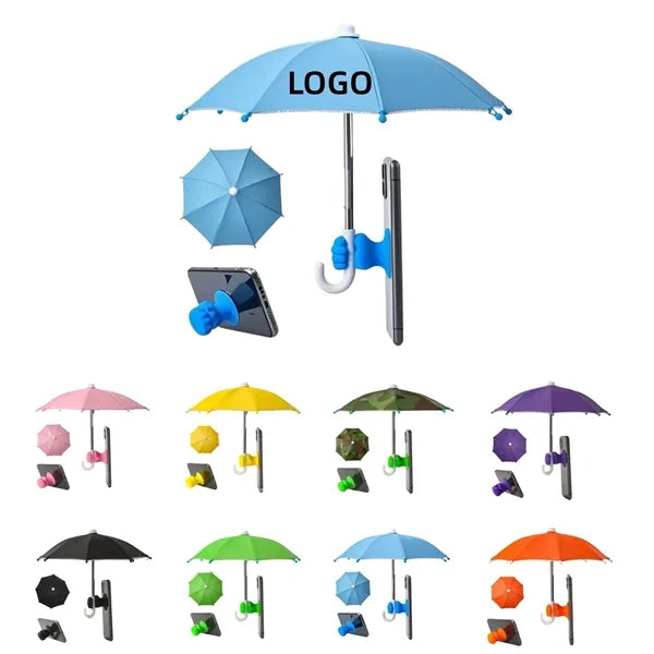 Outdoor Adjustable Anti-reflective Phone Umbrella for Sun