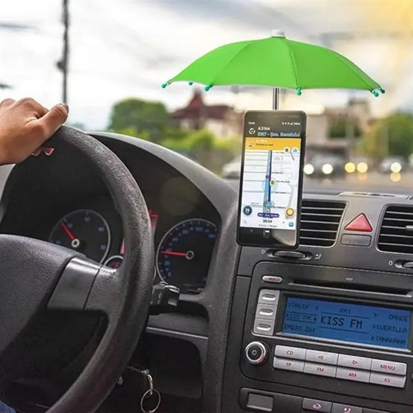 Outdoor Adjustable Anti-reflective Phone Umbrella for Sun