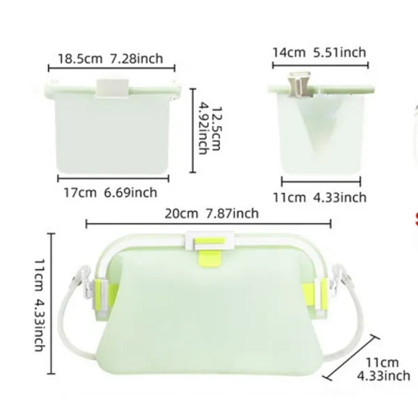 Outdoor Silicone Waterproof Folding Toiletry Beach Bag