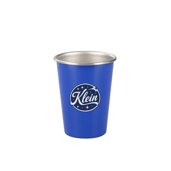 Logo 304 Stainless Steel Beer Cup 11.83oz