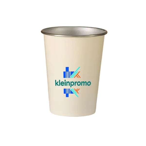 Logo 304 Stainless Steel Beer Cup 11.83oz