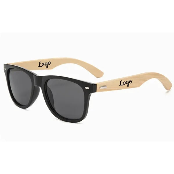 Mirror Bamboo Arm Miami Sunglasses