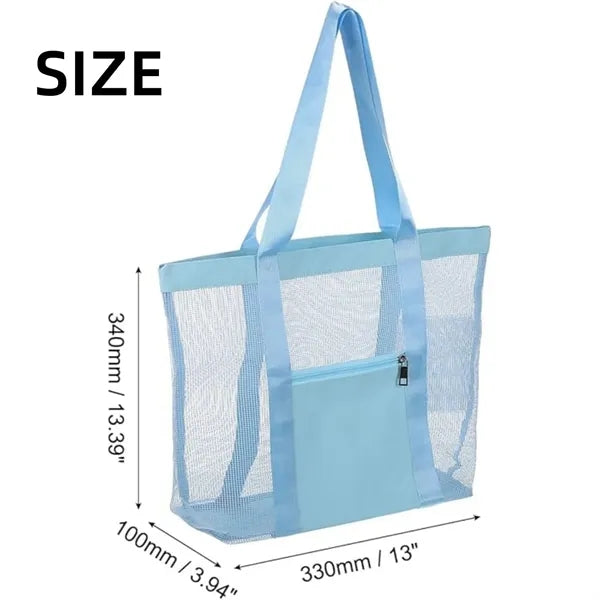 Travel Waterproof Mesh Beach Pool Tote Bag