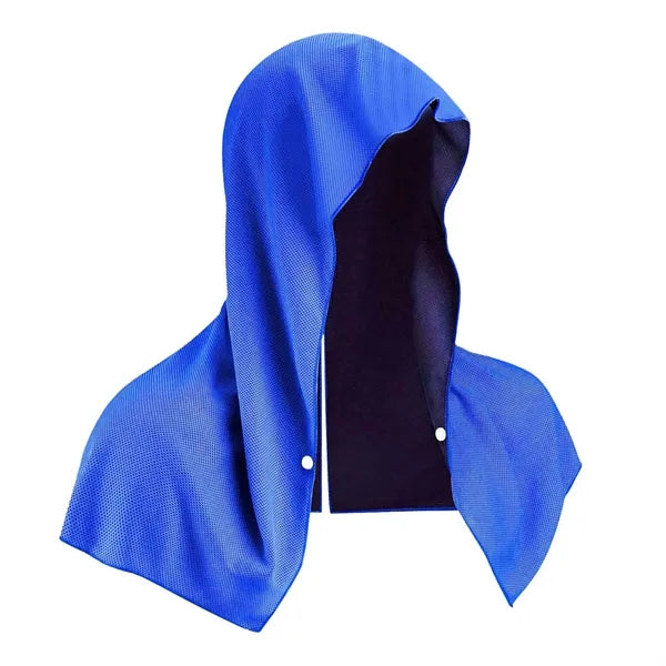 Instant Cooling Hoodie Ice Towels for Neck and Face