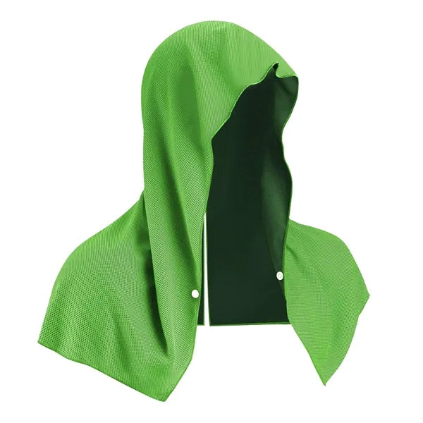 Instant Cooling Hoodie Ice Towels for Neck and Face