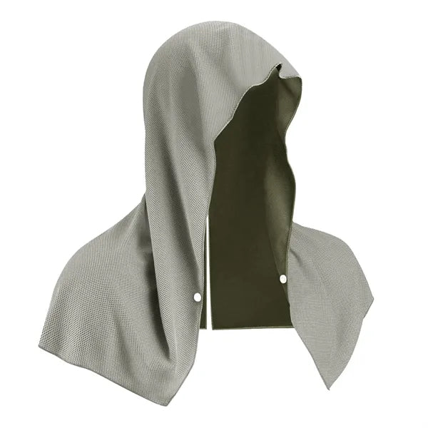 Instant Cooling Hoodie Ice Towels for Neck and Face
