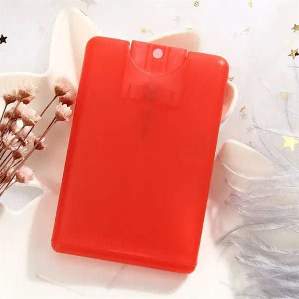 Card-Sized Refillable Spray Bottle