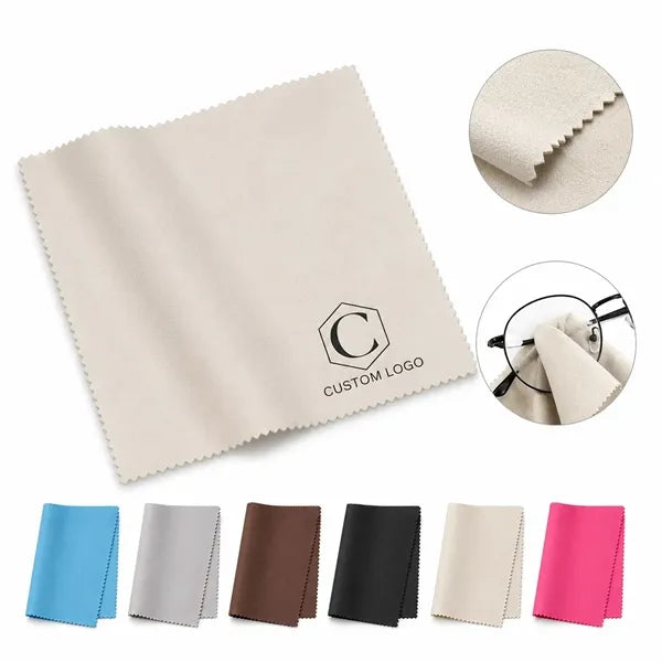 Microfiber Cleaning Cloth 5.9" Custom Logo
