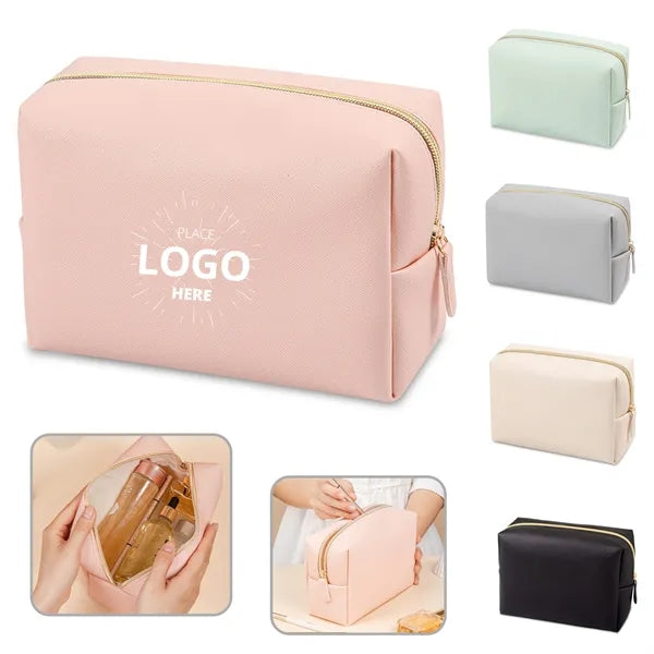 PU Leather Cosmetic Bag Portable