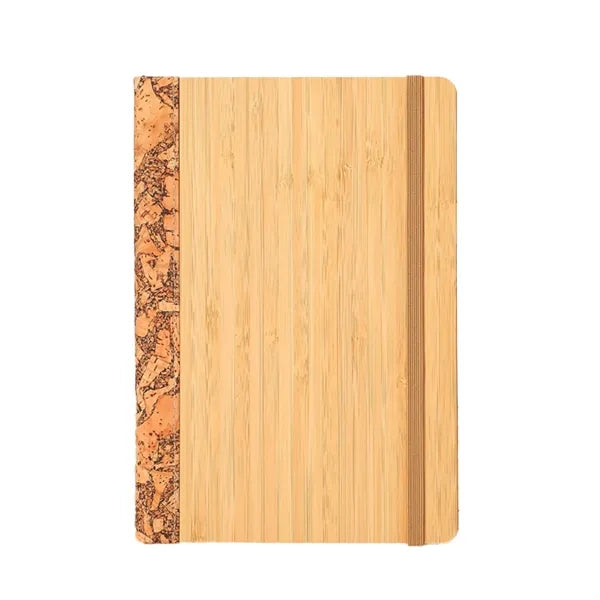 Bamboo Bound Notebook with Strap