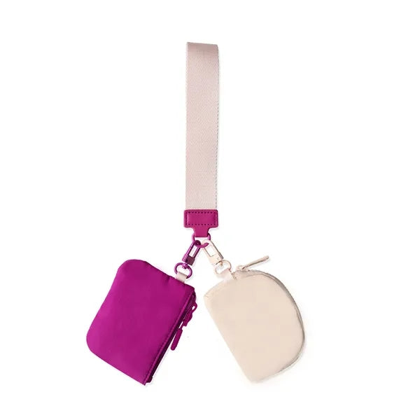 Nylon Wrist Coin Purse