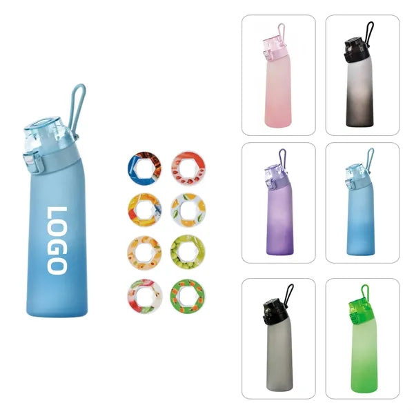 23oz Zero-sugar Flavor Scent Water Bottle with Swapable Ring
