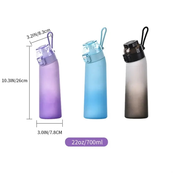 23oz Zero-sugar Flavor Scent Water Bottle with Swapable Ring