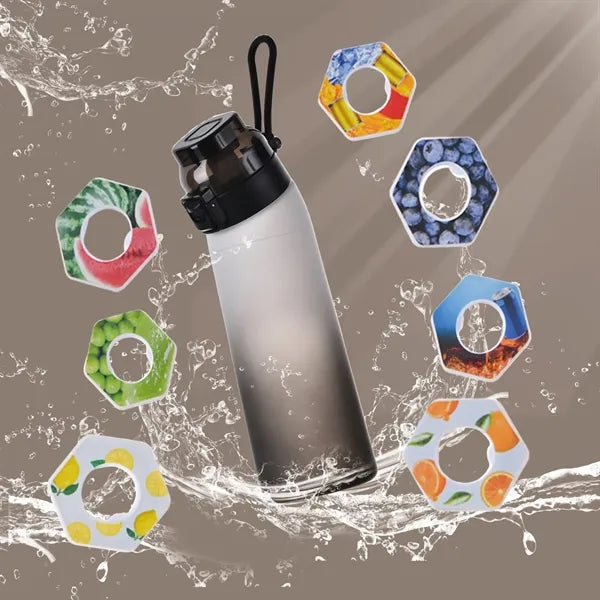 23oz Zero-sugar Flavor Scent Water Bottle with Swapable Ring
