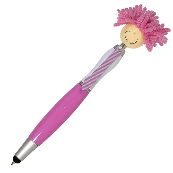 Multicultural Screen Cleaner With Stylus Pen